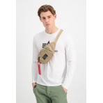 ALPHA INDUSTRIES CREW WAIST BAG SAND