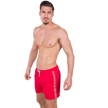 ALPHA INDUSTRIES RBF TAPE SPEED RED SWIM SHORT