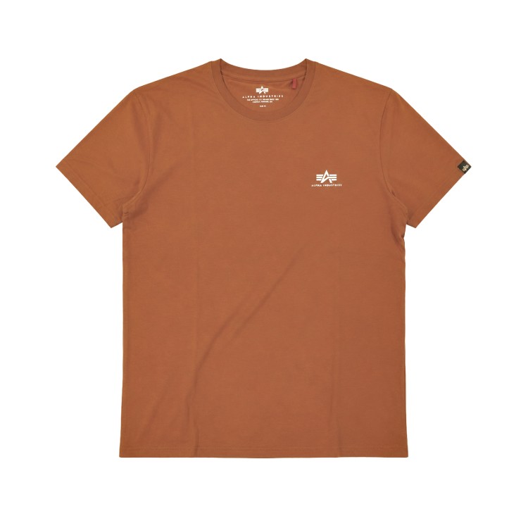 T-SHIRT ALPHA BASIC SMALL LOGO COPPER T-SHIRT ALPHA BASIC SMALL LOGO COPPER