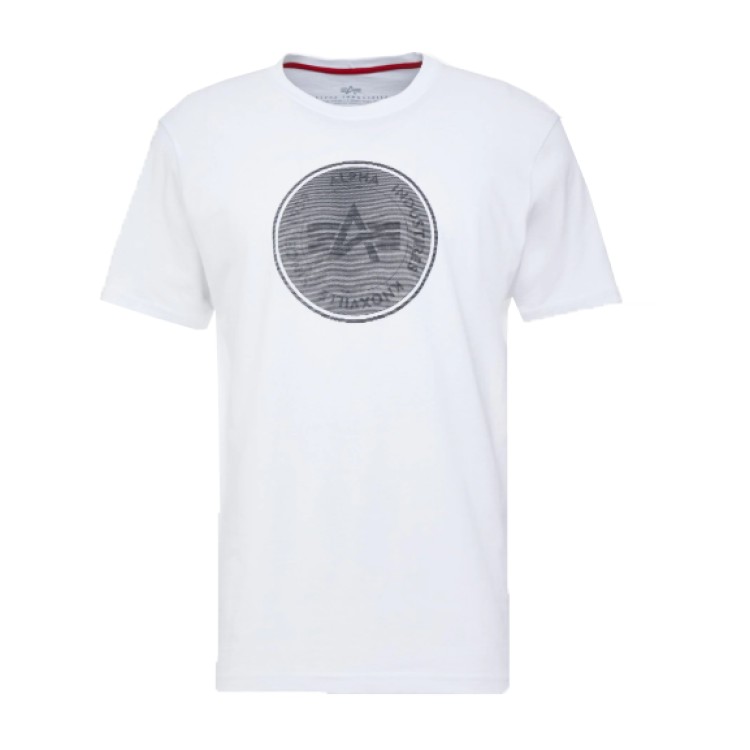 T-SHIRT ALPHA IND. HOLOGRAM T WHITE