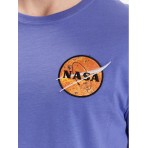 T-SHIRT ALPHA NASA DAVINCI ELECTRIC VIOLET