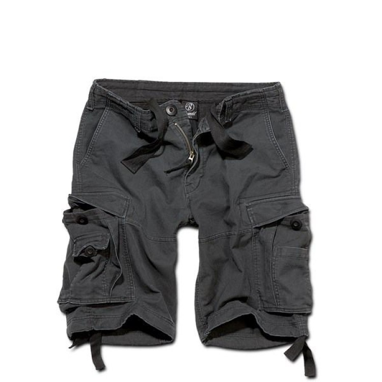 BRANDIT VINTAGE CLASSIC BLACK SHORTS