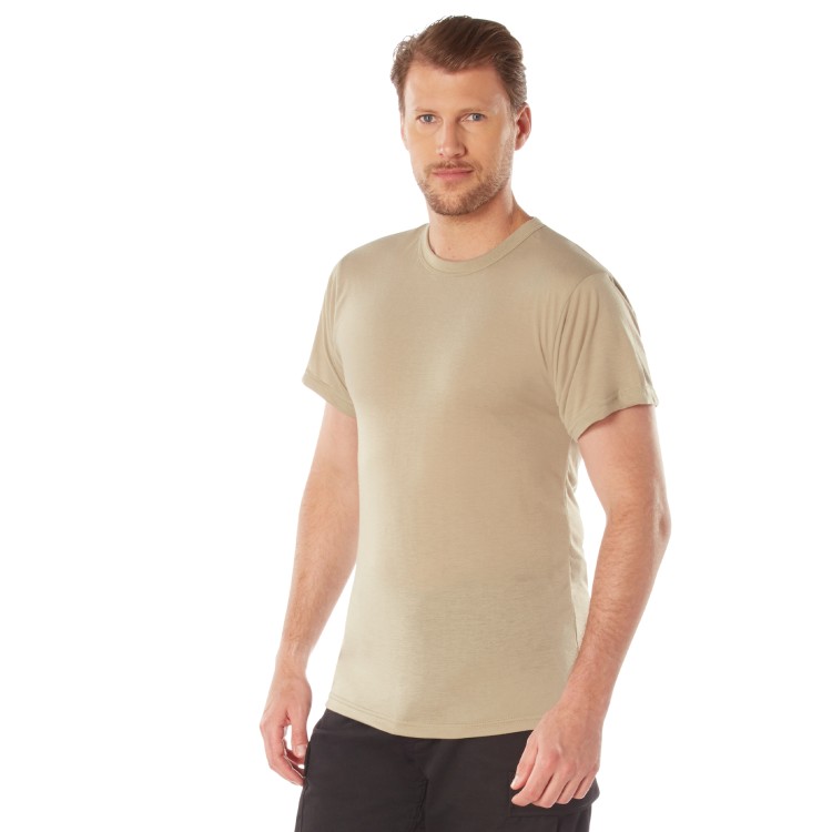100% COTTON T-SHIRT BEIGE 100% COTTON T-SHIRT BEIGE