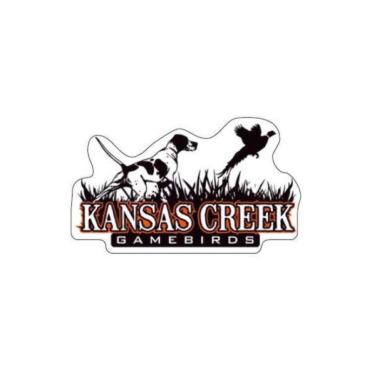 ΣΗΜΑ ΑΥΤΟΚΟΛΛΗΤΟ KANSAS CREEK GAMEBIRDS