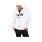 ΦΟΥΤΕΡ ALPHA INDUSTRIES BASIC ZIP /ΚΟΥΚΟΥΛΑ WHITE ΦΟΥΤΕΡ ALPHA INDUSTRIES BASIC ZIP /ΚΟΥΚΟΥΛΑ WHITE