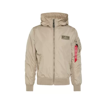 ΤΖΑΚΕΤ ALPHA INDUSTRIES MA-1 LW HOODED VINTAGE SAND