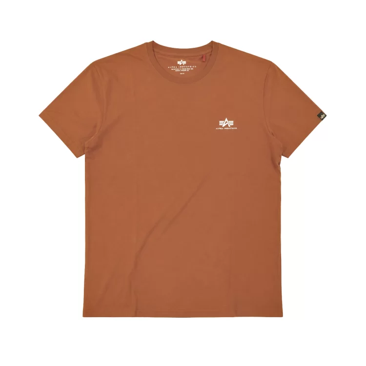T-SHIRT ALPHA BASIC SMALL LOGO COPPER T-SHIRT ALPHA BASIC SMALL LOGO COPPER