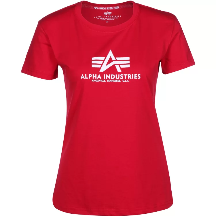 T-SHIRT ALPHA NEW BASIC ΓΥΝΑΙΚΕΙΟ SPEED RED