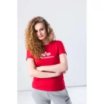 T-SHIRT ALPHA NEW BASIC ΓΥΝΑΙΚΕΙΟ SPEED RED