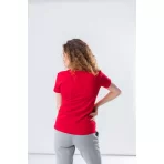 T-SHIRT ALPHA NEW BASIC ΓΥΝΑΙΚΕΙΟ SPEED RED