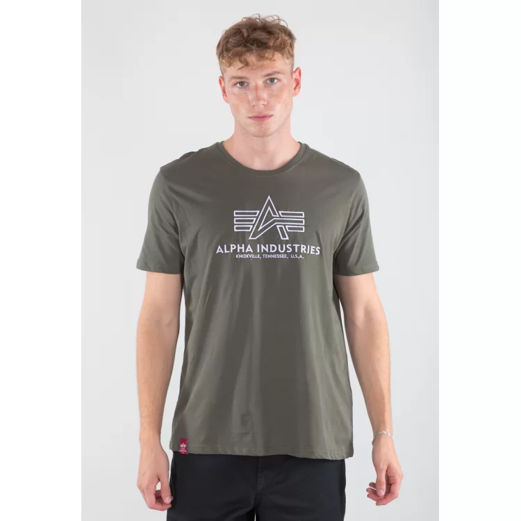 T-SHIRT ALPHA INDUSTRIES BASIC T EMBROIDERY DARK/OLIVE T-SHIRT ALPHA INDUSTRIES BASIC T EMBROIDERY DARK/OLIVE