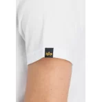 T-SHIRT ALPHA INDUSTRIES LABEL POCKET WHITE T-SHIRT ALPHA INDUSTRIES LABEL POCKET WHITE