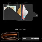 ΠΟΡΤΟΦΟΛΙ TRU VIRTU CLICK&SLIDE STING RAY BLUE