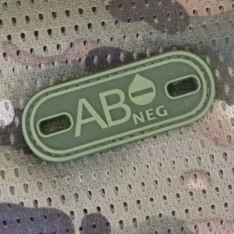 ΣΗΜΑ PVC BLOOD TYPE AB-NEG GREEN ΣΗΜΑ PVC BLOOD TYPE AB-NEG GREEN