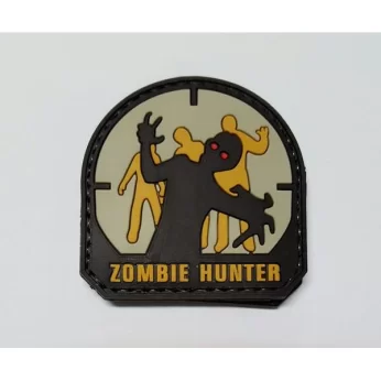 ΣΗΜΑ PVC ZOMBIE HUNTER BLACK-YELLOW