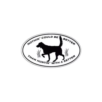 ΣΗΜΑ ΑΥΤΟΚΟΛΛΗΤΟ HUNTING WITH A SETTER