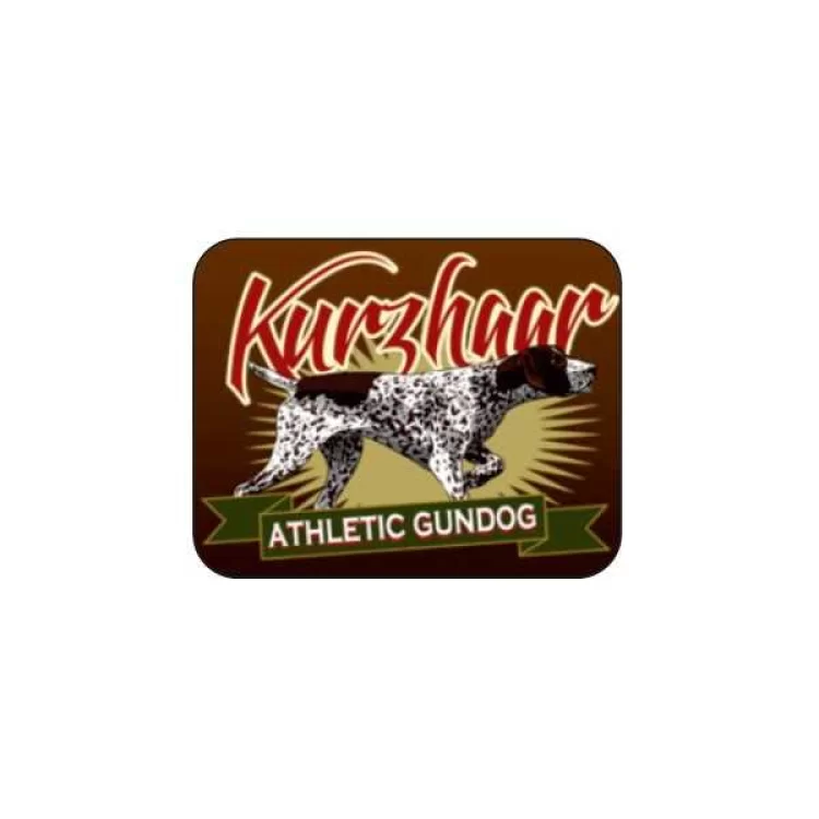 ΣΗΜΑ ΑΥΤΟΚΟΛΛΗΤΟ KURZHAAR ATHLETIC GUNDOG